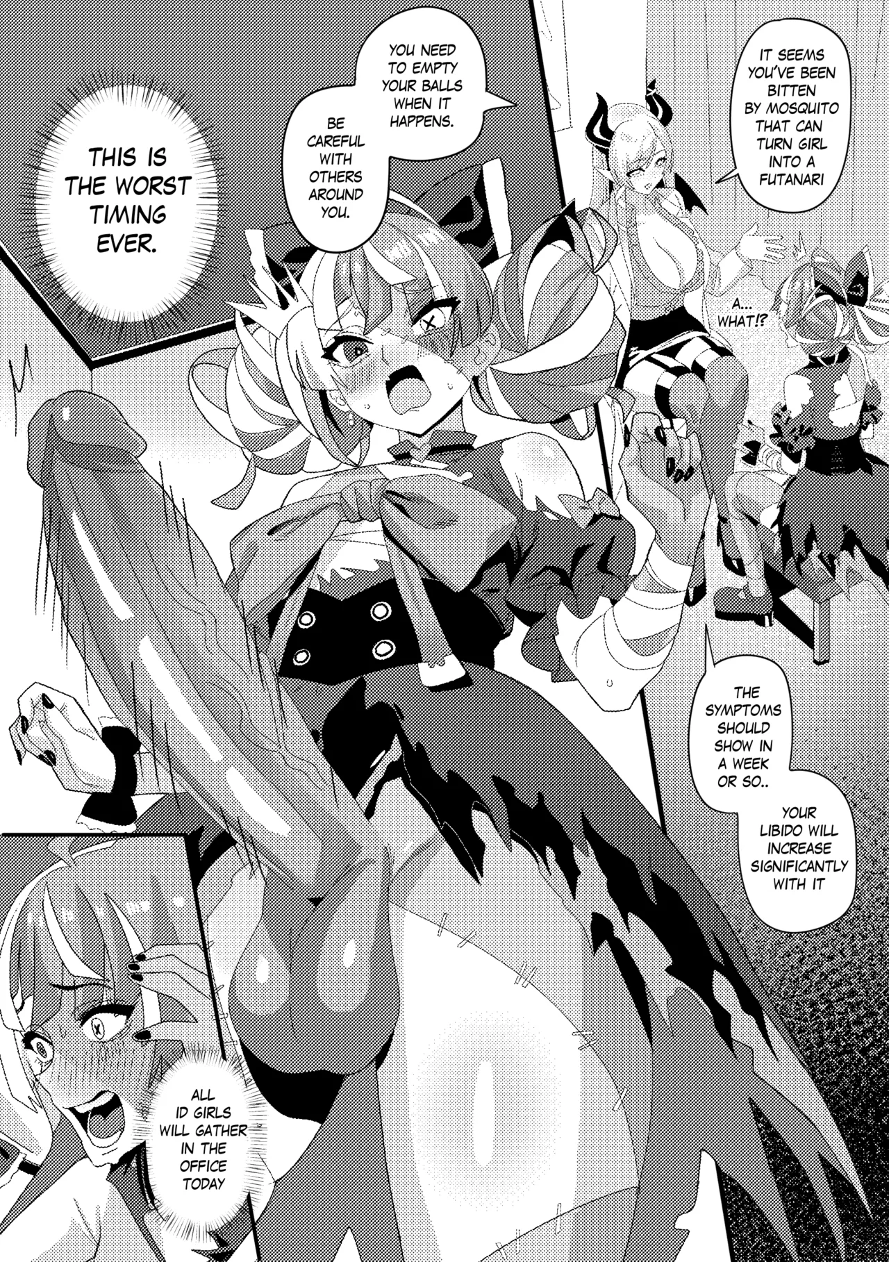 I was Surrounded by My Beautiful Genmates When I Got Turned Into Futanari - Page 3