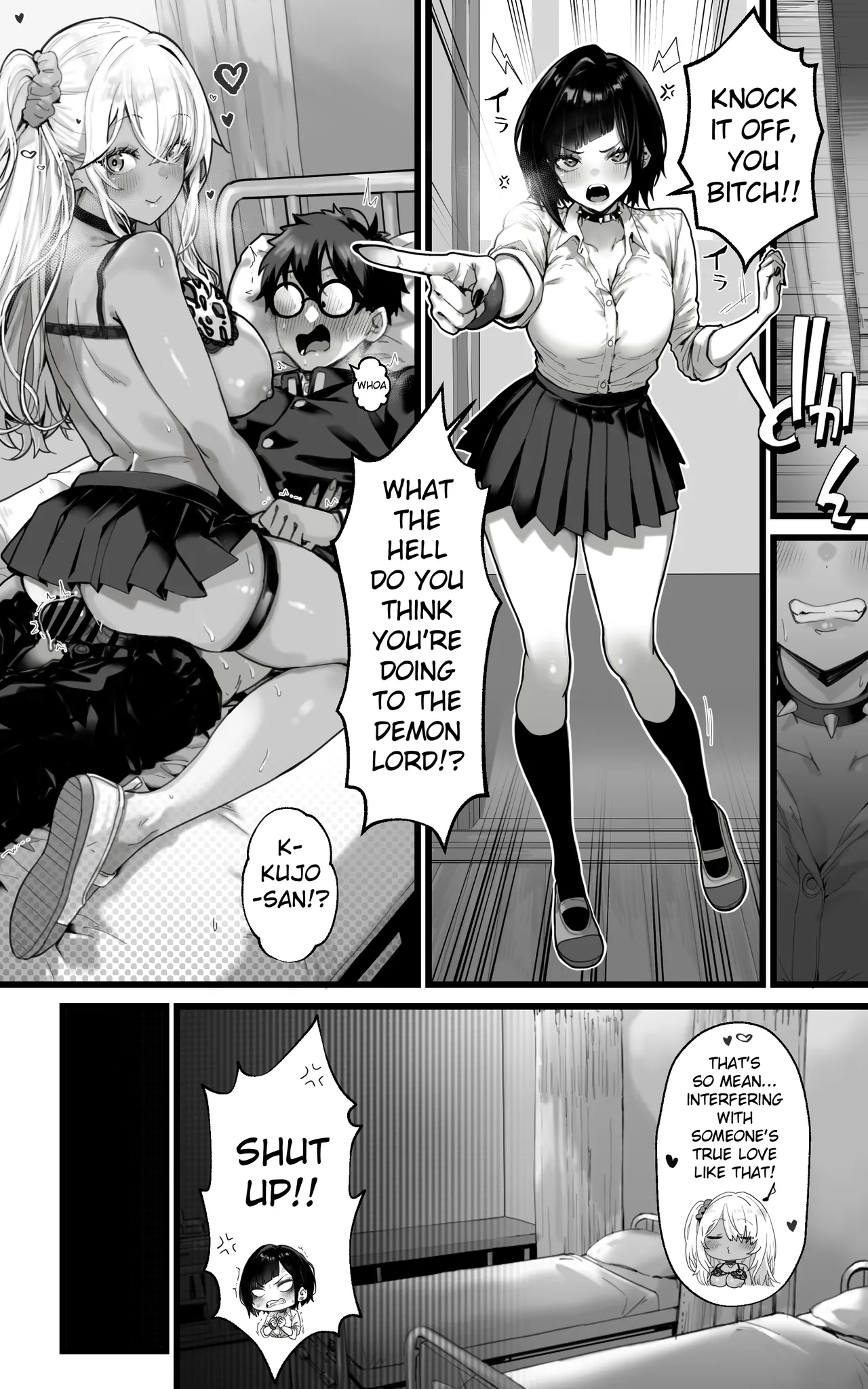 The Fap Material Gyaru Harem - We'll Serve You with Our whole Heart and Souls using Blowjobs,  Titfucks, and Threesomes until the Demon Lord Awakens!! - Page 20