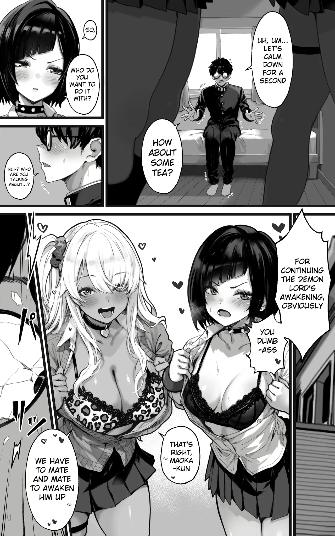 The Fap Material Gyaru Harem - We'll Serve You with Our whole Heart and Souls using Blowjobs,  Titfucks, and Threesomes until the Demon Lord Awakens!! - Page 22
