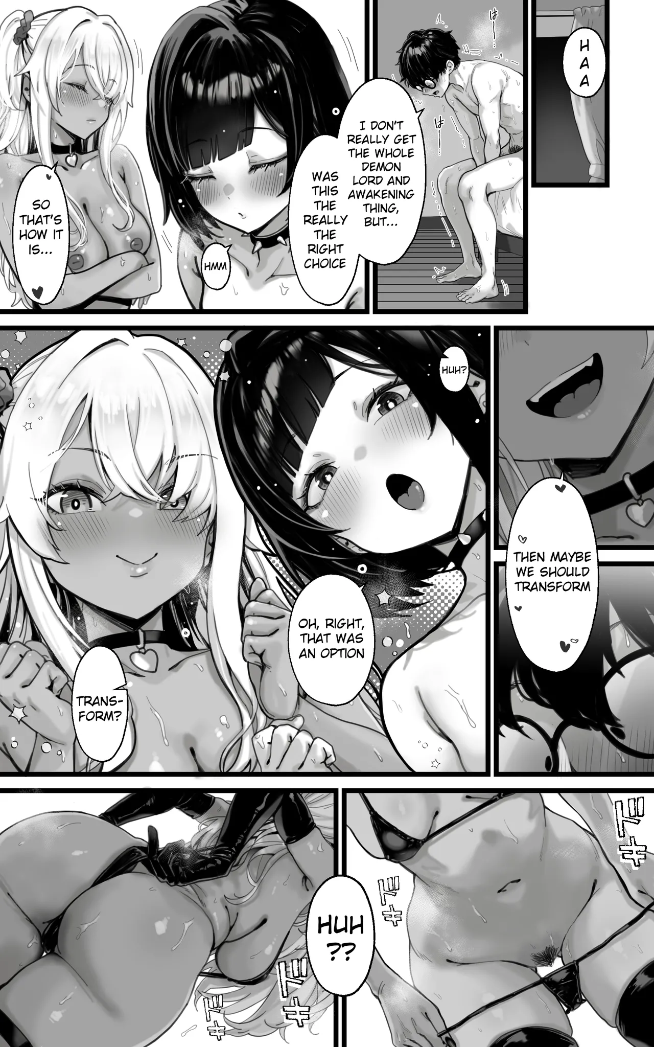 The Fap Material Gyaru Harem - We'll Serve You with Our whole Heart and Souls using Blowjobs,  Titfucks, and Threesomes until the Demon Lord Awakens!! - Page 38