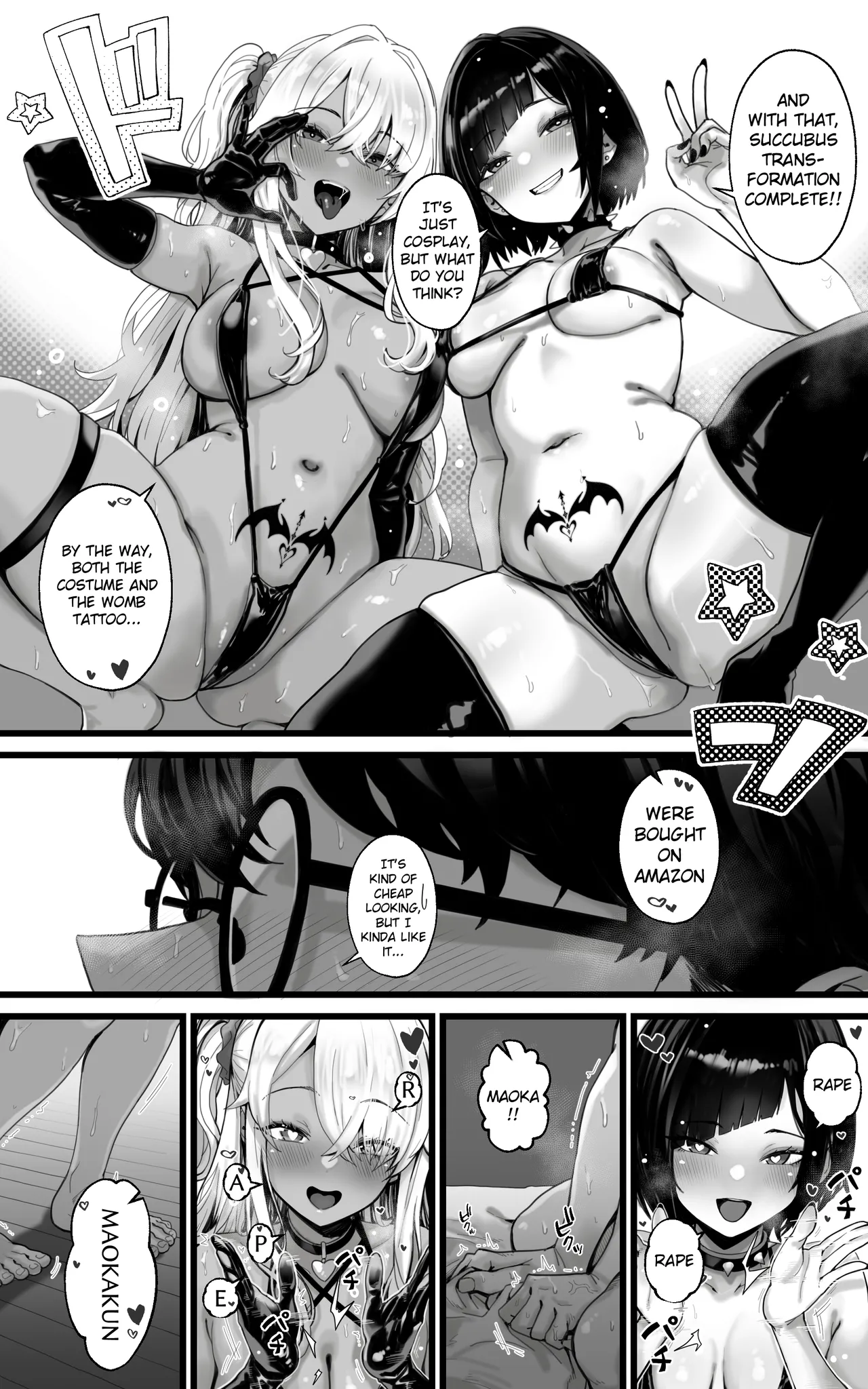 The Fap Material Gyaru Harem - We'll Serve You with Our whole Heart and Souls using Blowjobs,  Titfucks, and Threesomes until the Demon Lord Awakens!! - Page 40
