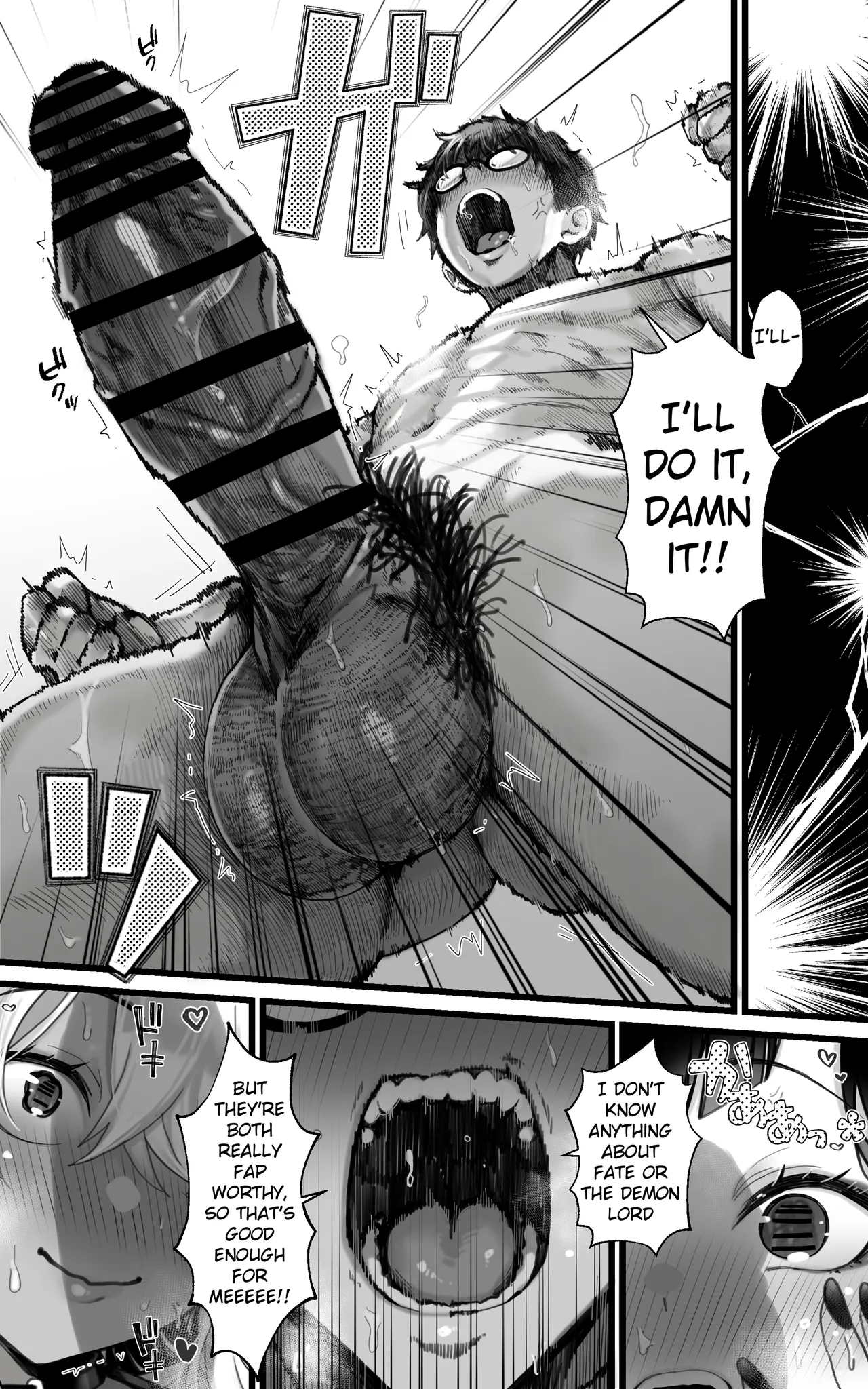 The Fap Material Gyaru Harem - We'll Serve You with Our whole Heart and Souls using Blowjobs,  Titfucks, and Threesomes until the Demon Lord Awakens!! - Page 41