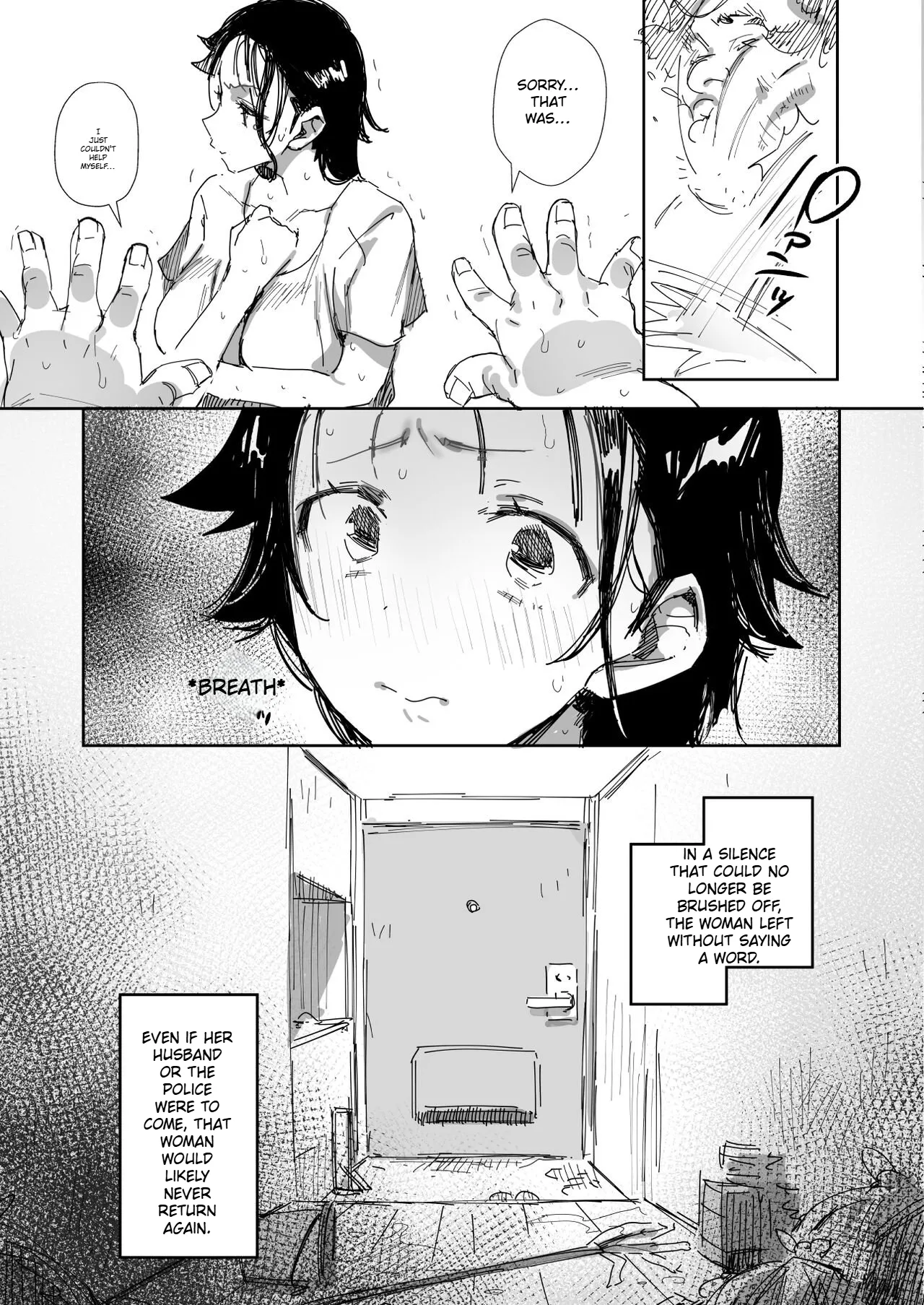A Kind-Hearted, Foolish, Big-Breasted Housewife Is Seduced By Her Neighbor, A Man With A Trashy Apartment - Page 15