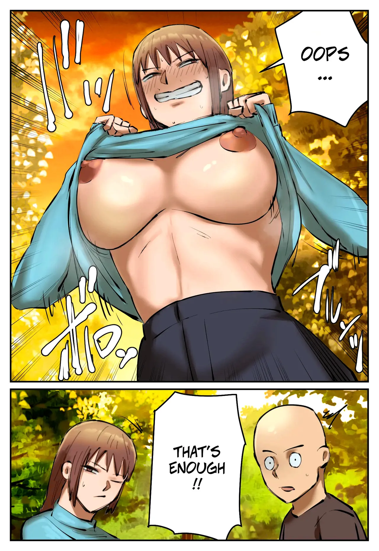 My Part-Time Job Is To Get Revenge: The Loose Woman -- Fukushuu Yami Beit Machi no Keikan ga Kowareru Kono Oppai Onna o Oidashite Hoshii - Page 14